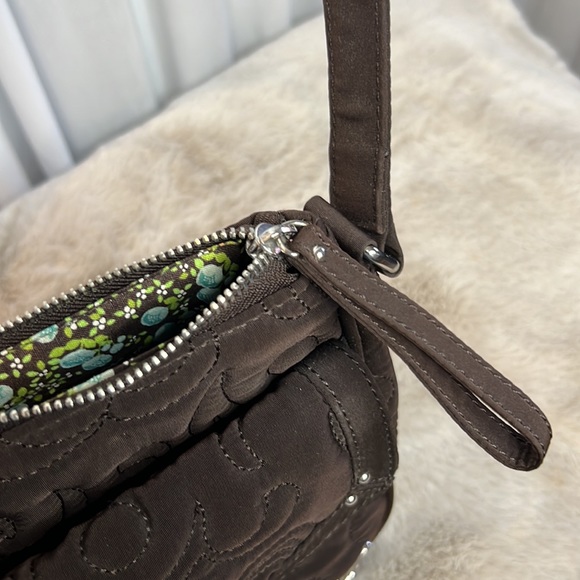Vera Bradley Chocolate Brown Purse - Picture 10 of 11